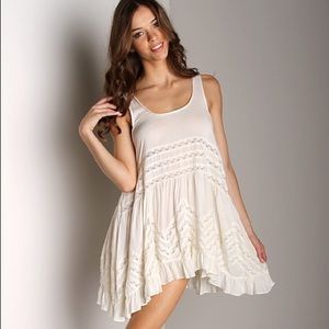 NWT Free People Voile Lace Trapeze Slip